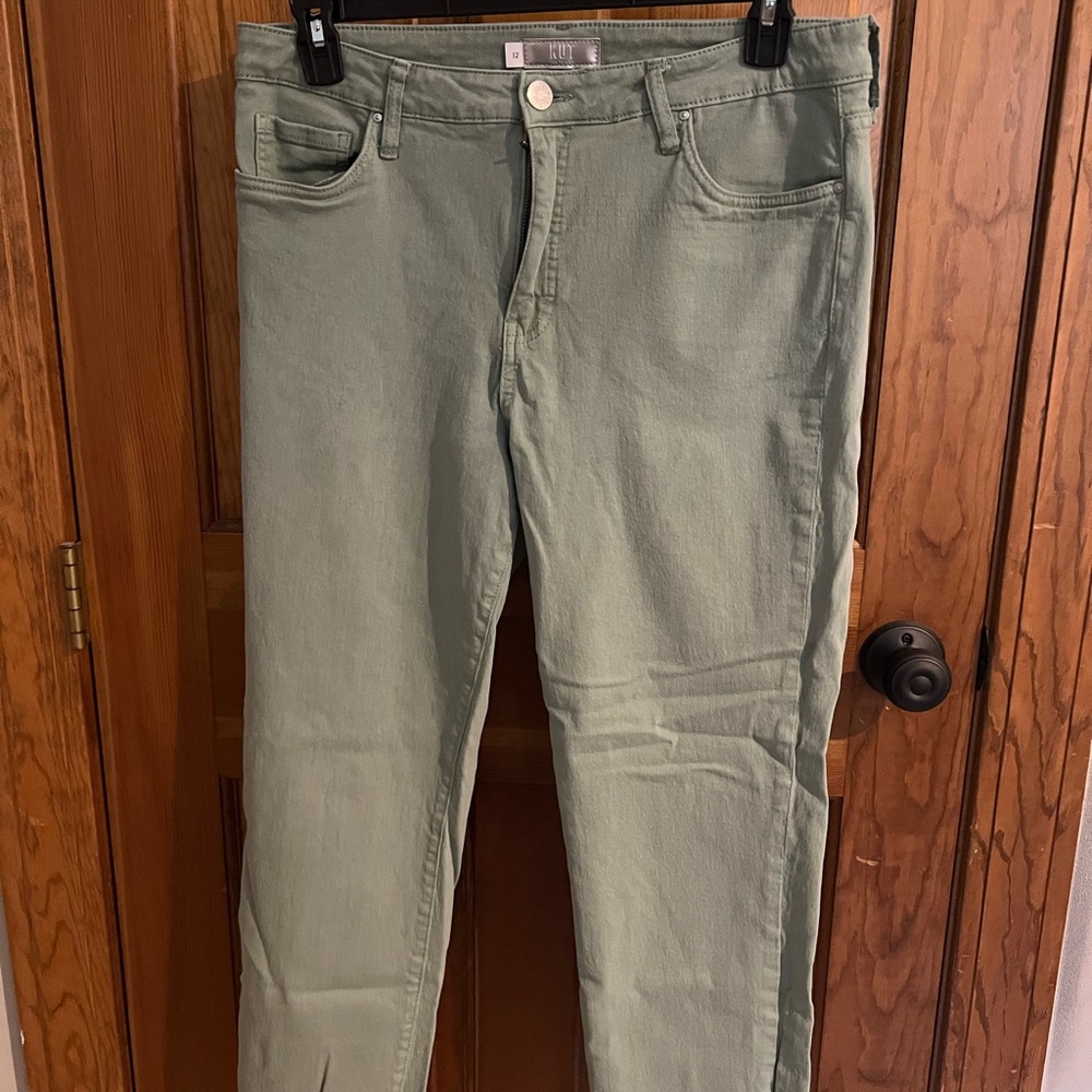 Women's Green Jeans